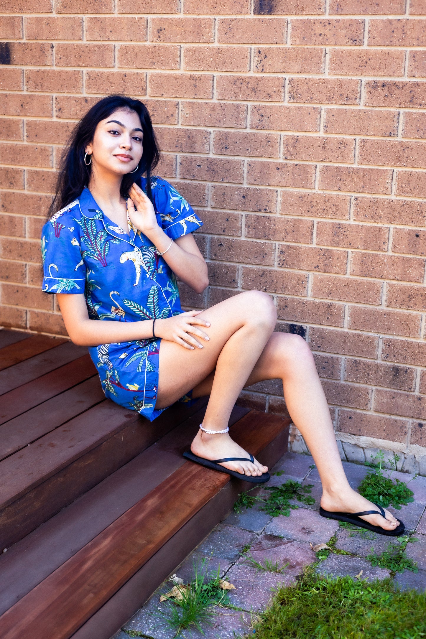 Sky Blue Jungle | Pyjama Set