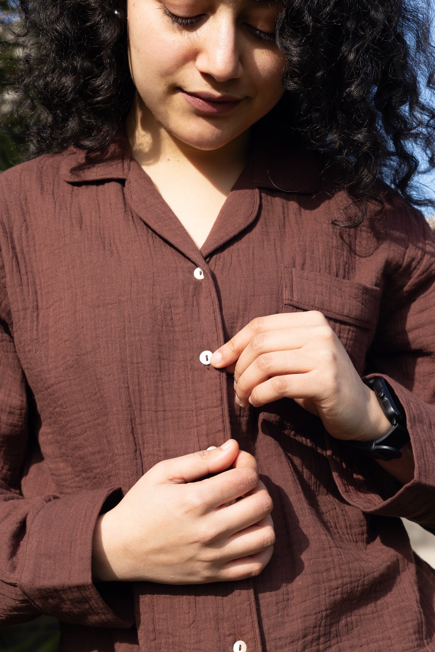 Chocolate | Solid colour PJ set