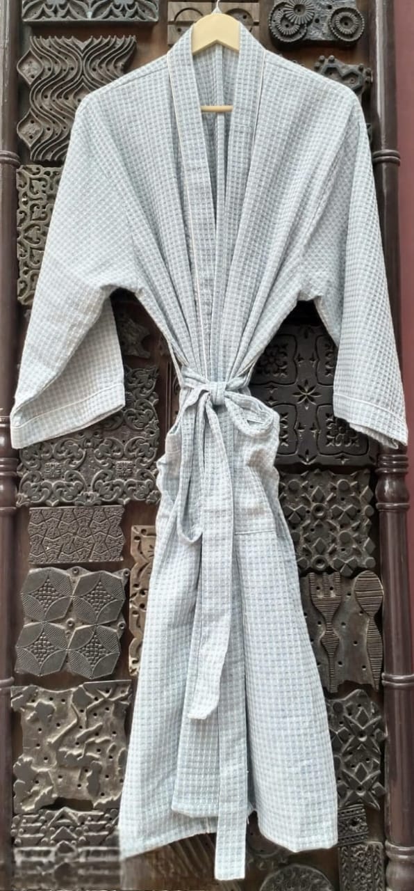 Urja ~ Waffle Cotton Kimono / Bathrobe | many colours