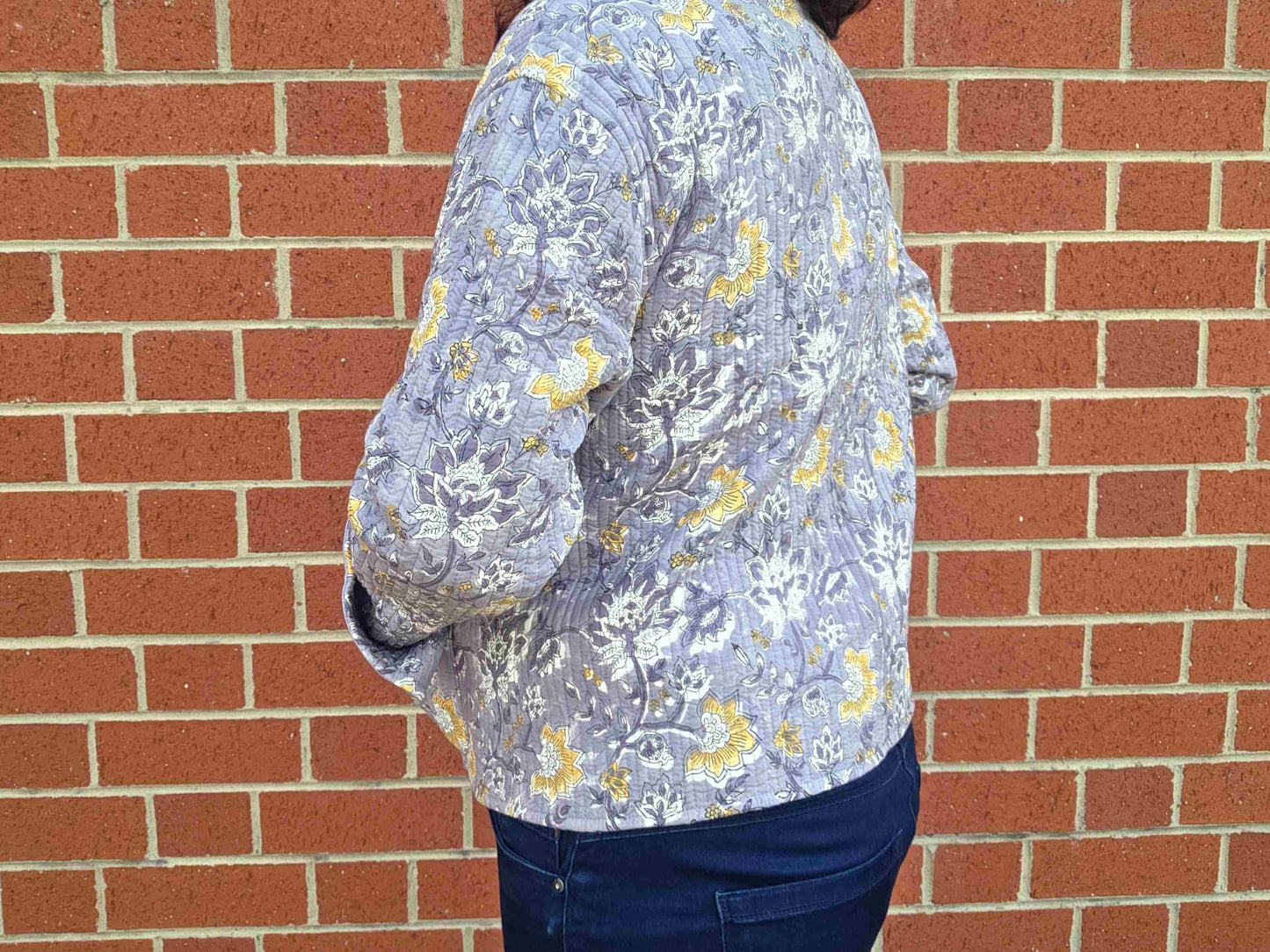 Vrinda | Reversible Cotton Quilted Jacket