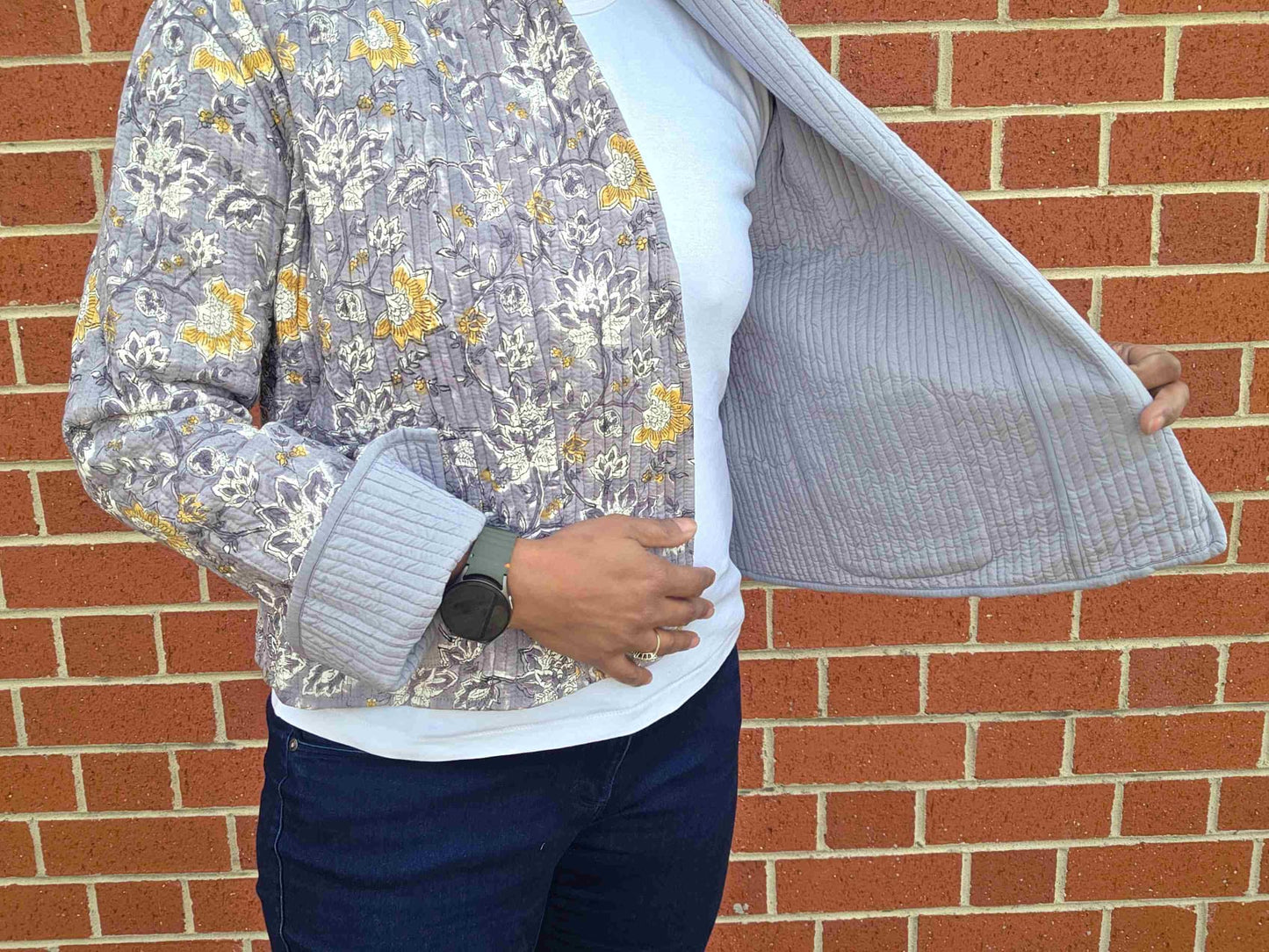 Vrinda | Reversible Cotton Quilted Jacket