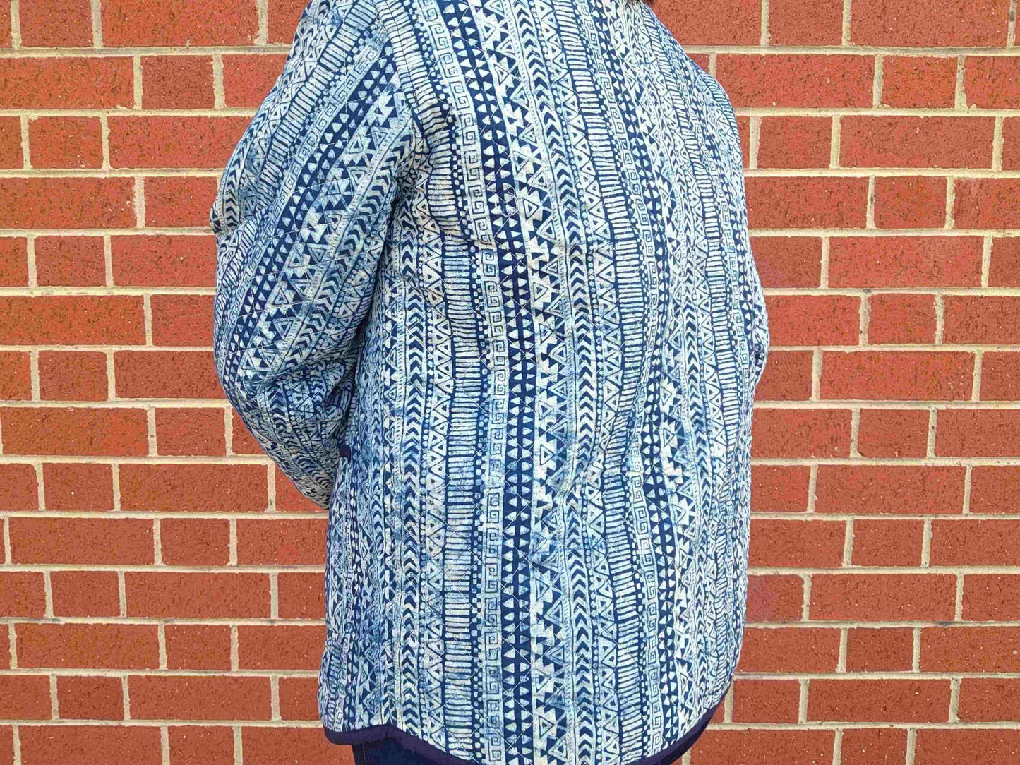 Indya ~ 1 | Indigo Vintage Style | Quilted Cotton Jacket