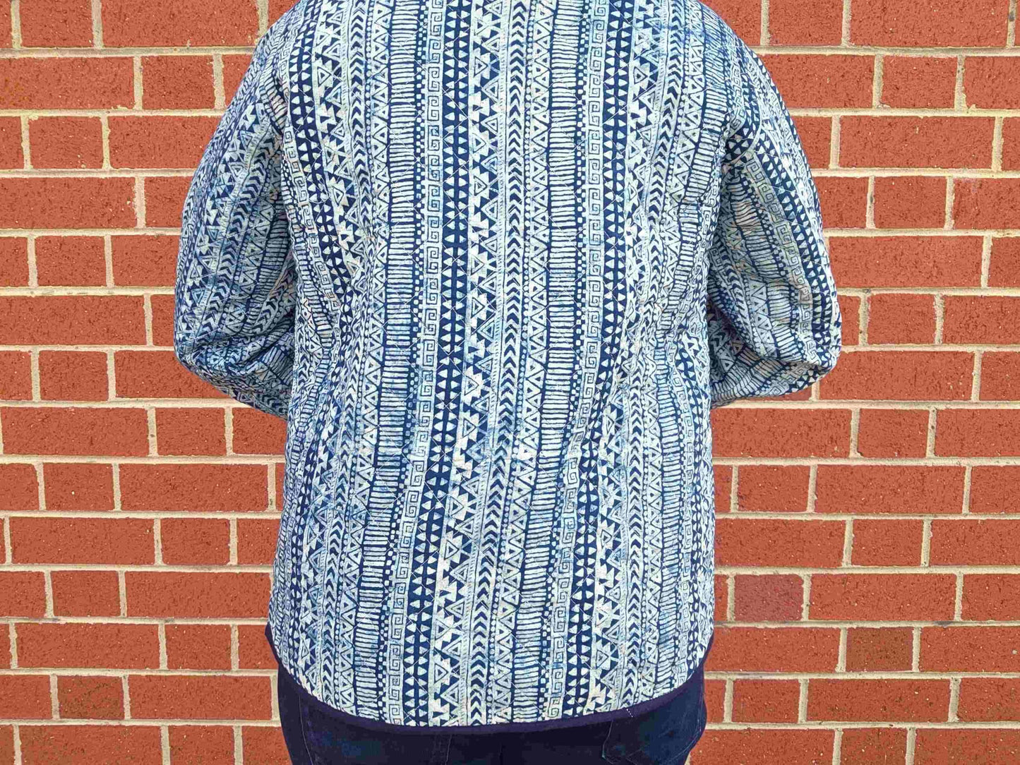 Indya ~ 1 | Indigo Vintage Style | Quilted Cotton Jacket
