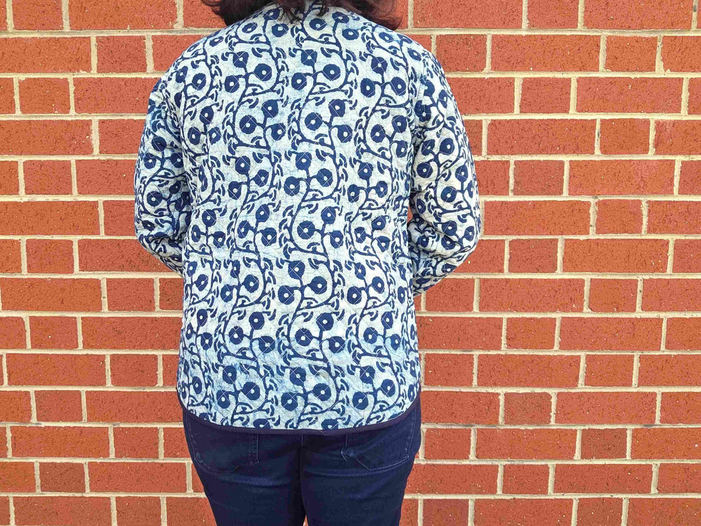 Indya ~ 2 | Indigo Vintage Style | Quilted Cotton Jacket