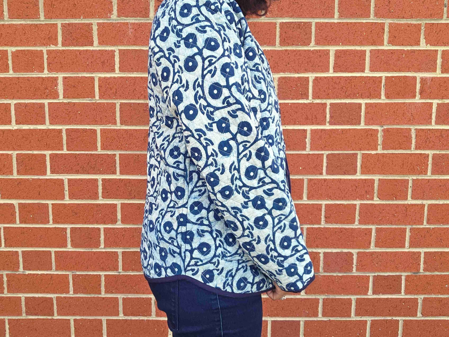 Indya ~ 2 | Indigo Vintage Style | Quilted Cotton Jacket