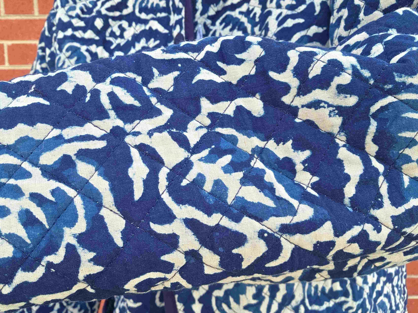 Indya ~ 4 | Indigo Vintage Style | Quilted Cotton Jacket