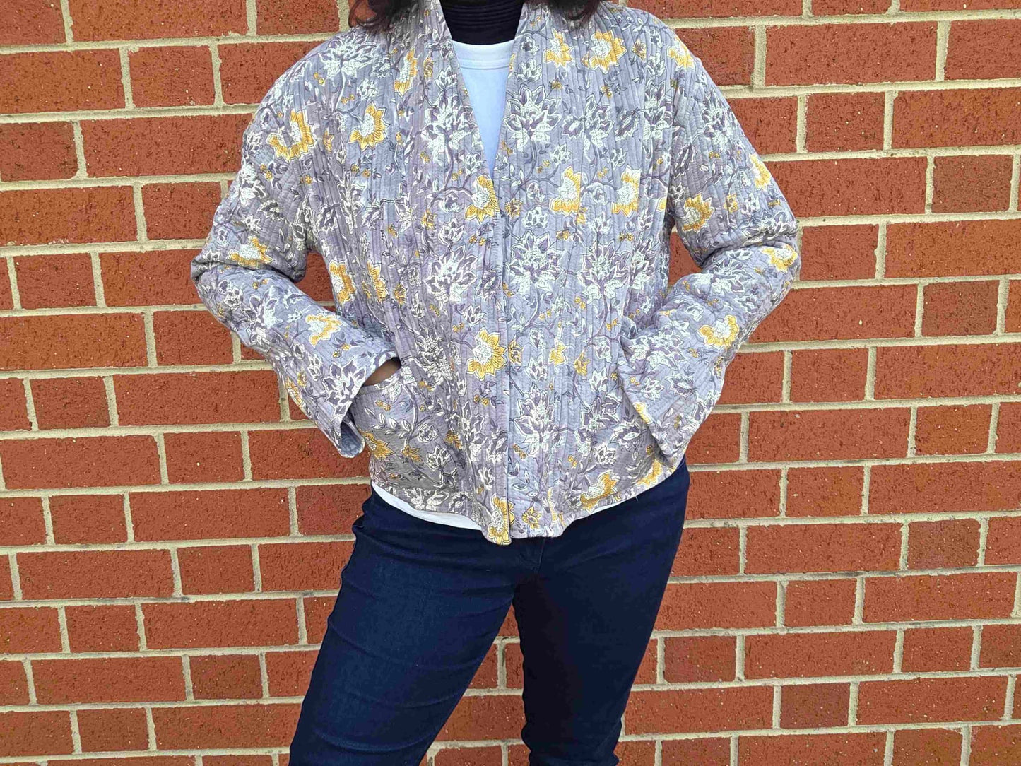 Vrinda | Reversible Cotton Quilted Jacket