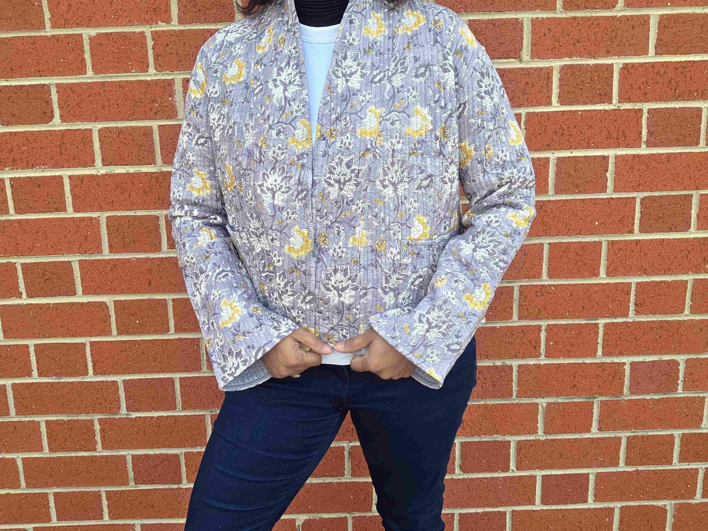 Vrinda | Reversible Cotton Quilted Jacket