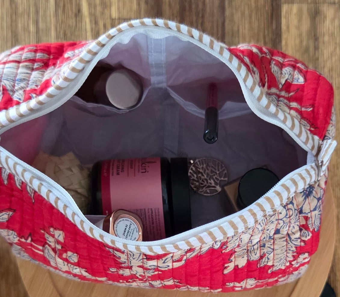 Make up pouch cotton cosmetics
