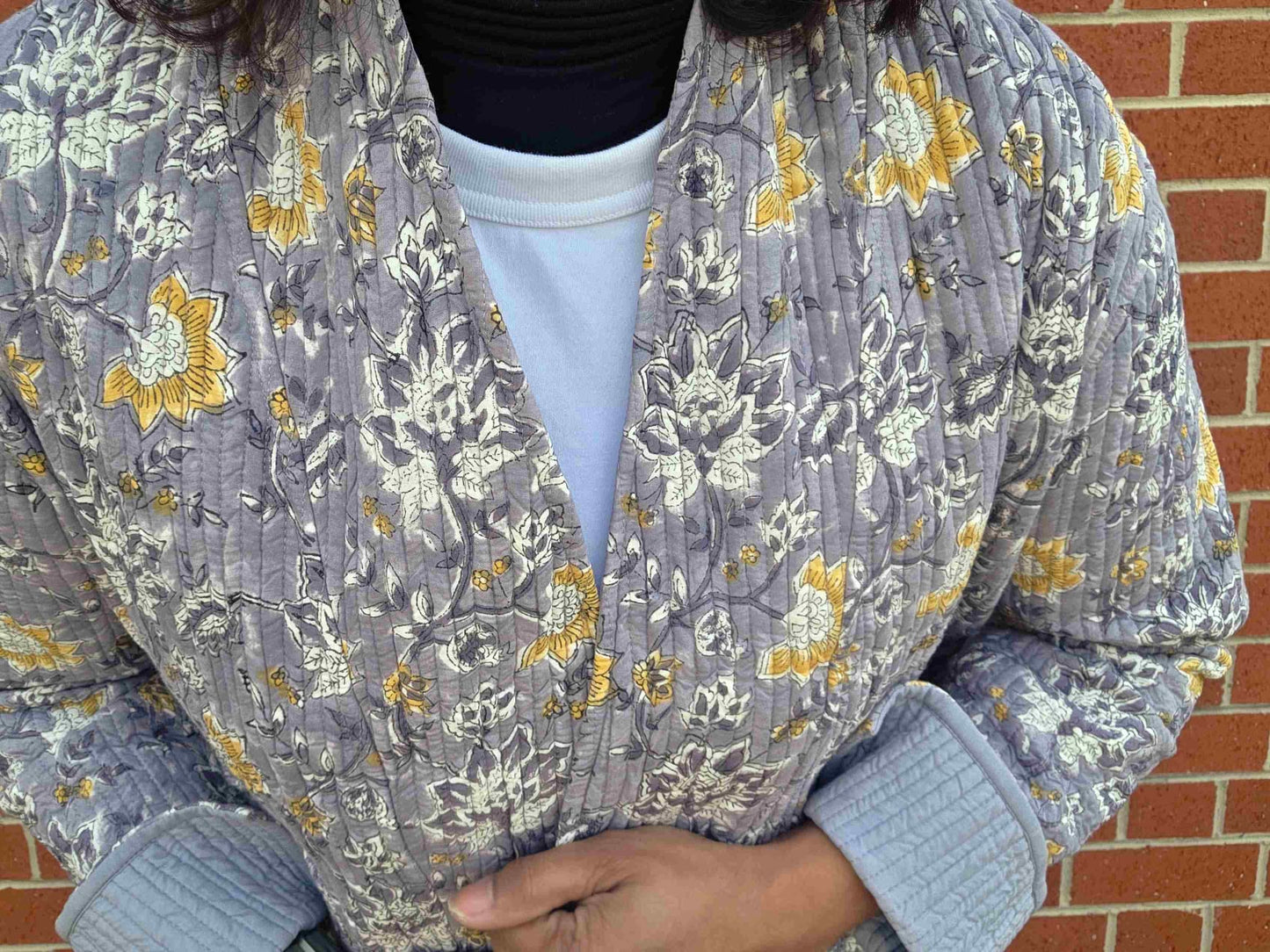 Vrinda | Reversible Cotton Quilted Jacket
