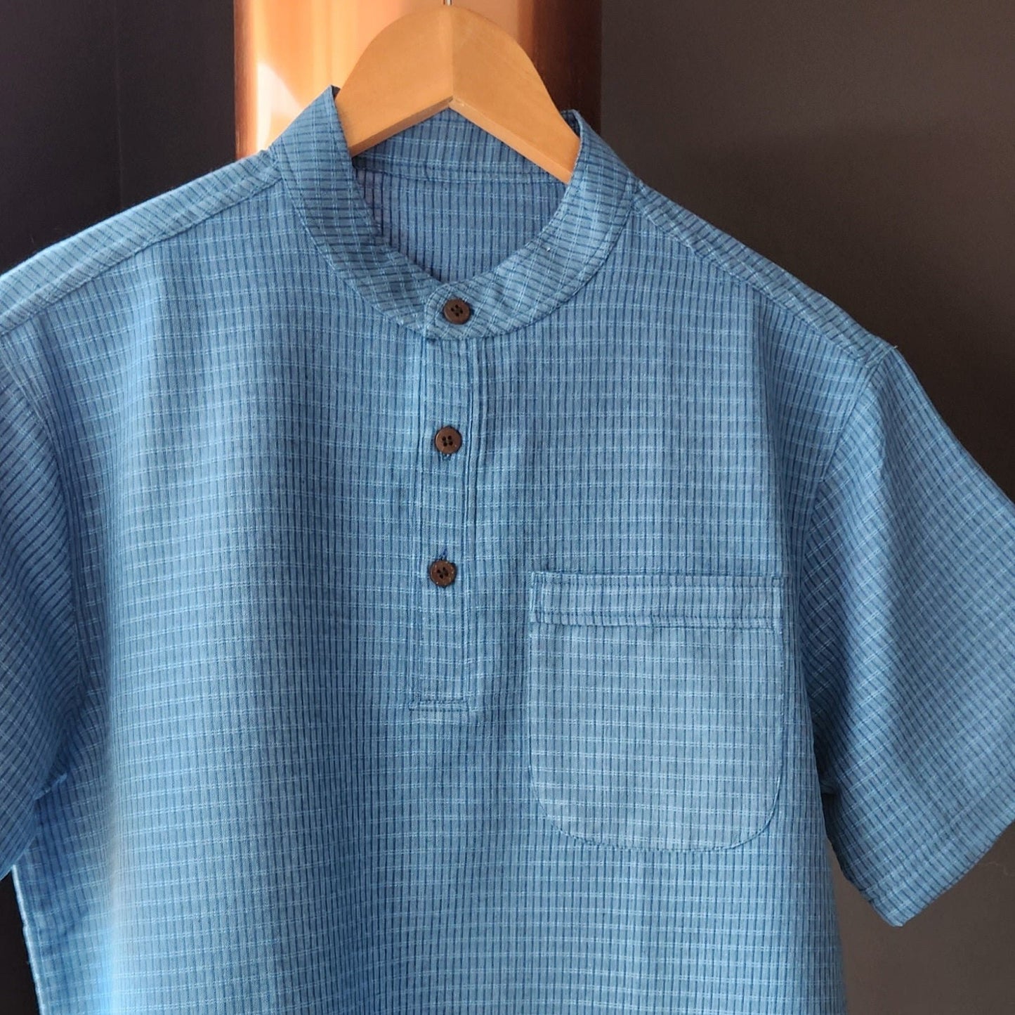 Rishi | Khadi Men's Kurta | Collared Top
