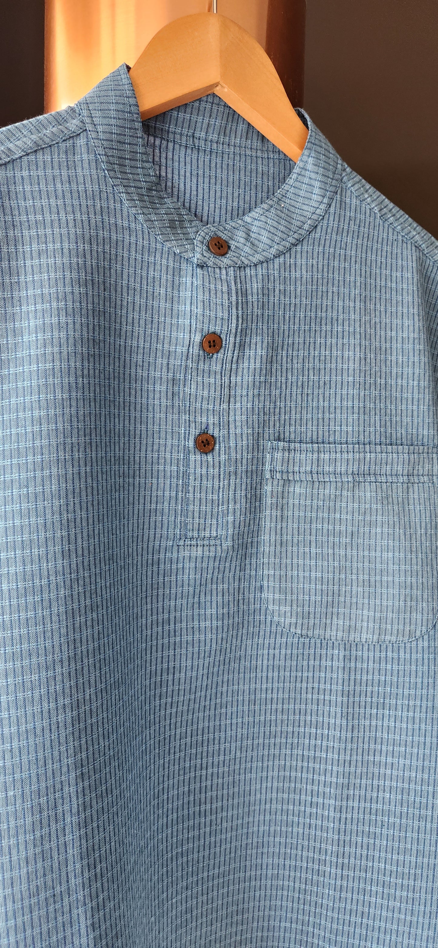 Rishi | Khadi Men's Kurta | Collared Top