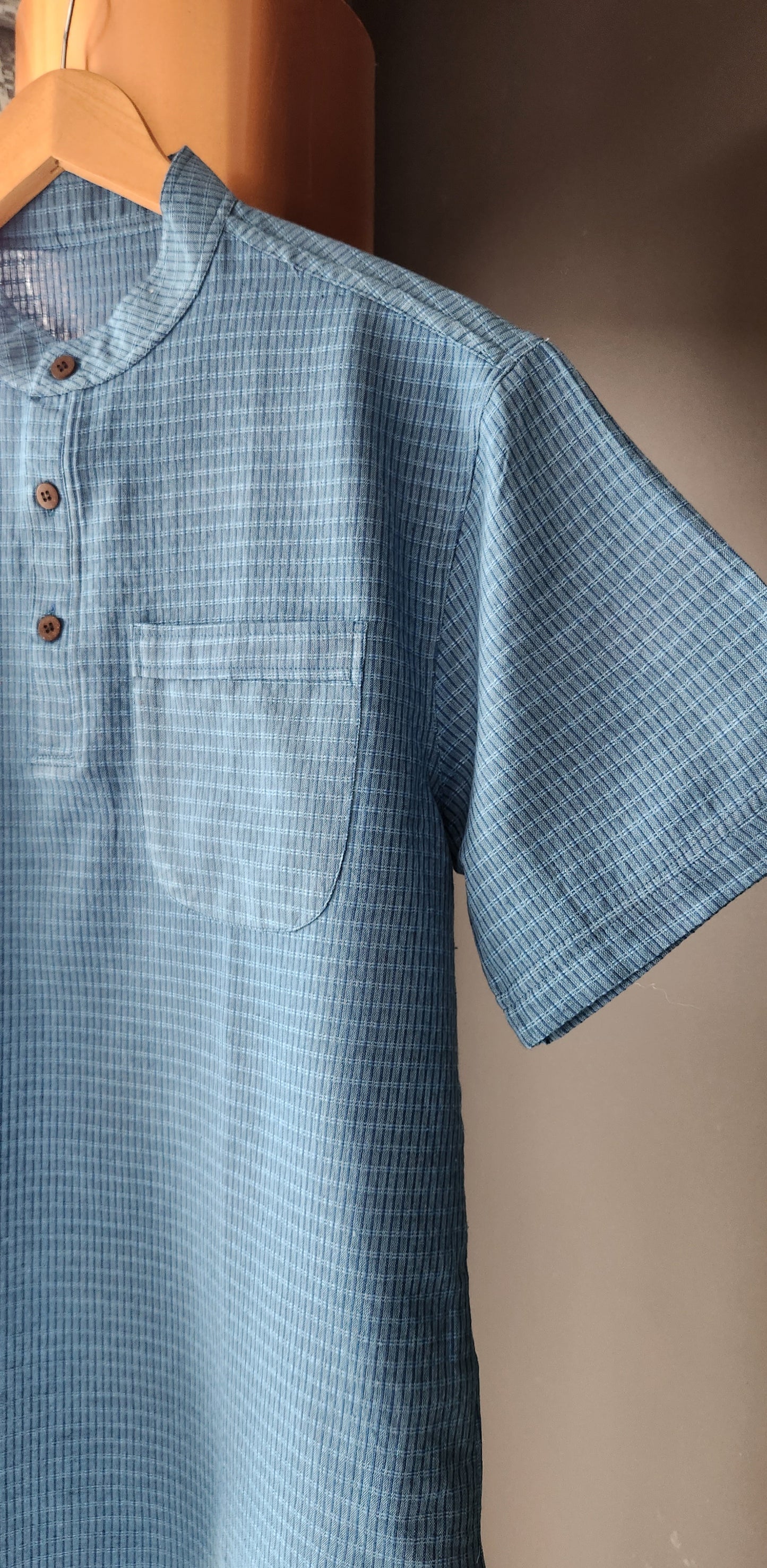 Rishi | Khadi Men's Kurta | Collared Top