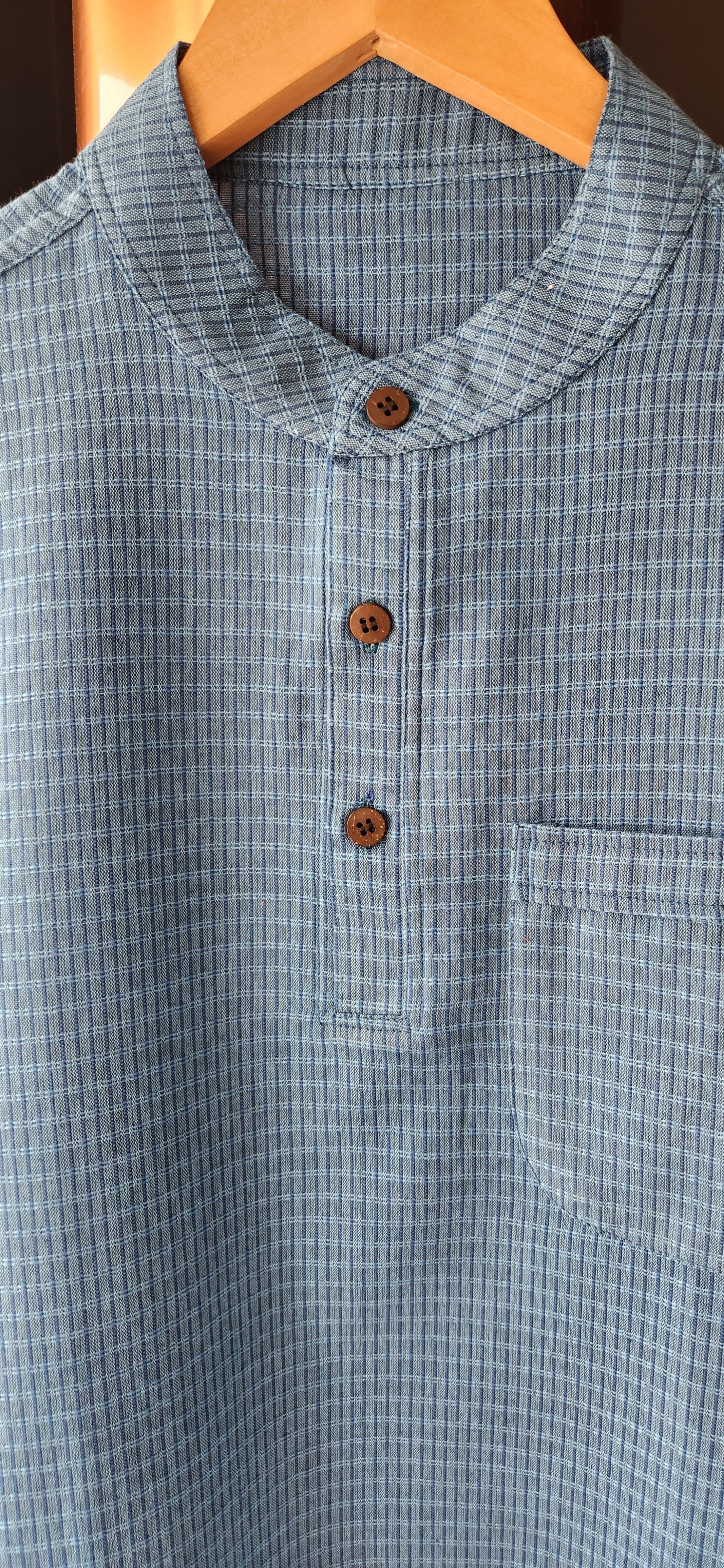 Rishi | Khadi Men's Kurta | Collared Top