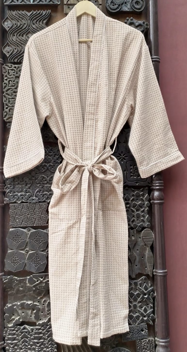 Urja ~ Waffle Cotton Kimono / Bathrobe | many colours