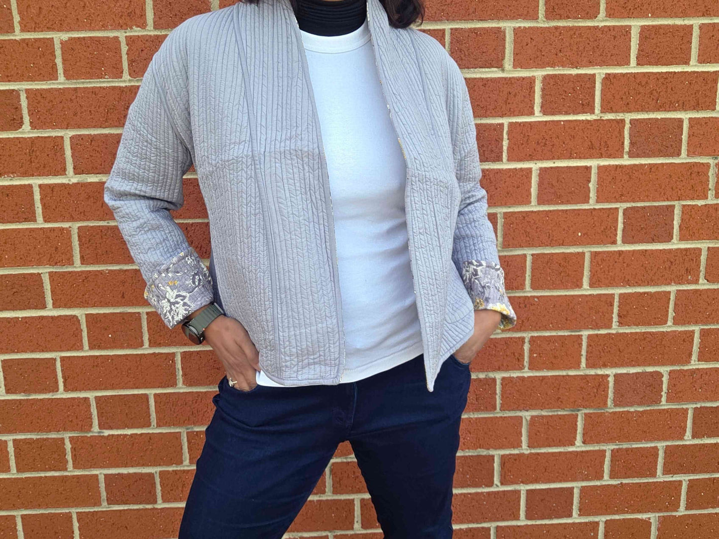 Vrinda | Reversible Cotton Quilted Jacket