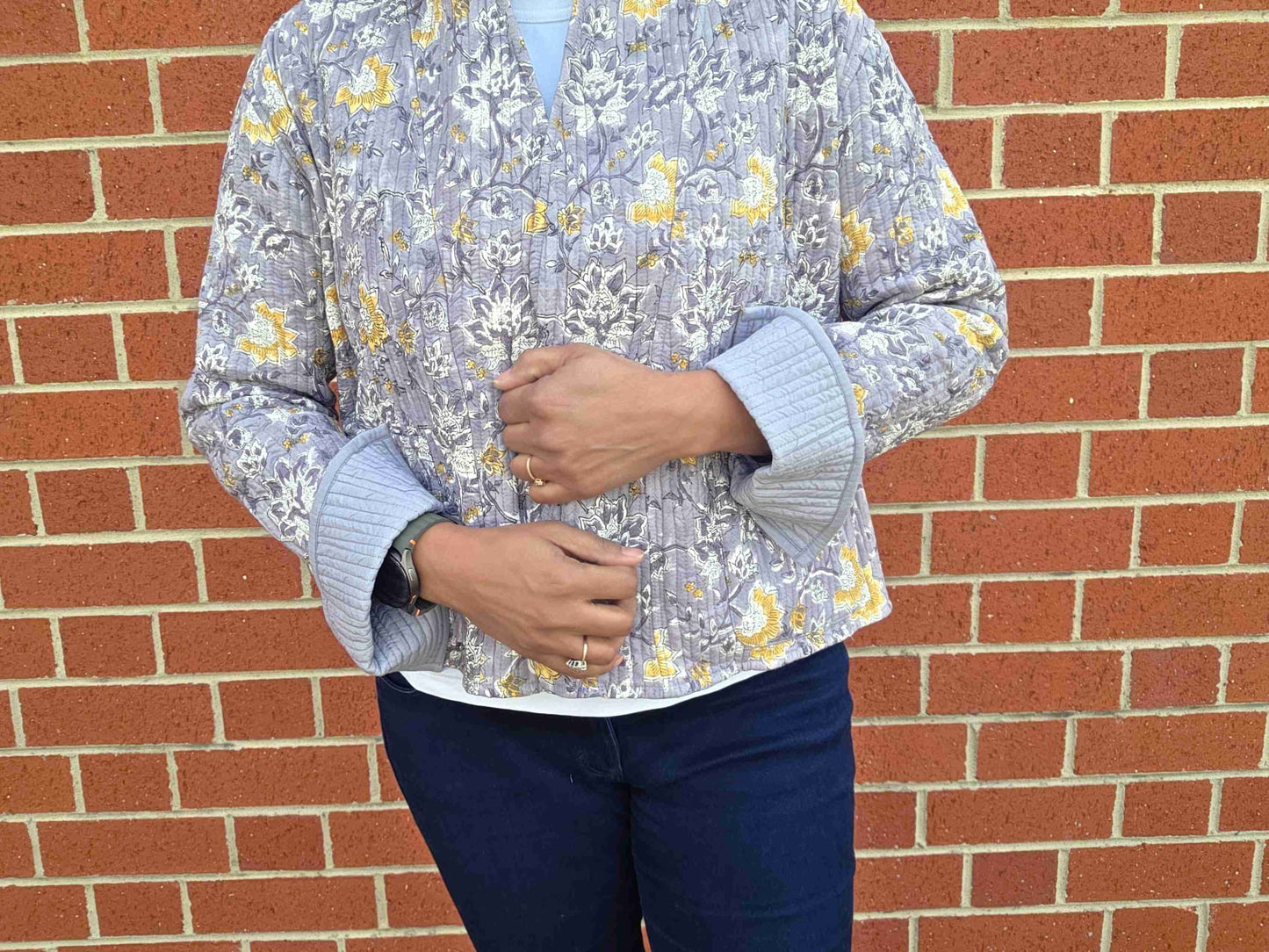 Vrinda | Reversible Cotton Quilted Jacket