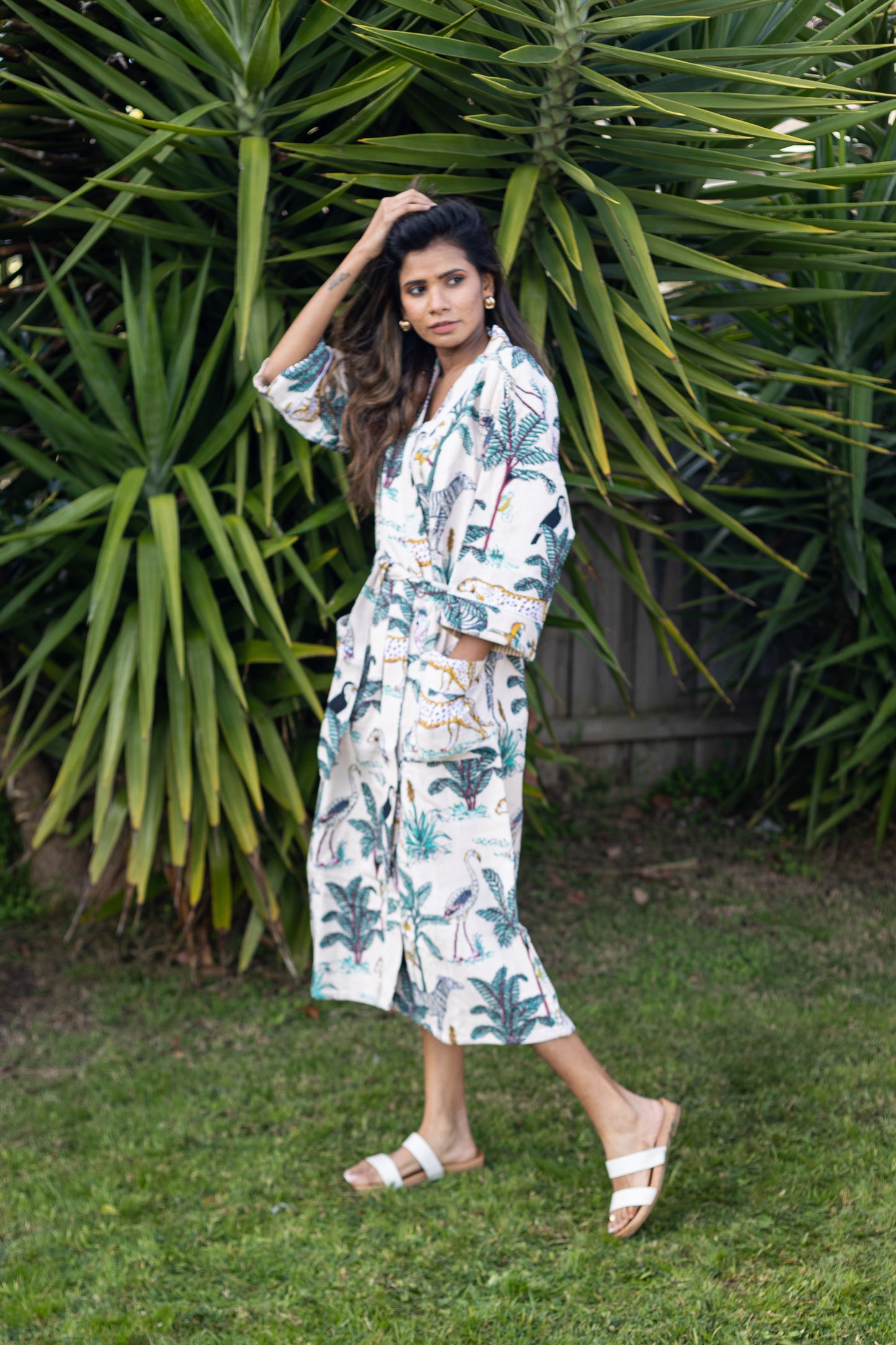 Hiran ~ Double lined Kimono / Robe