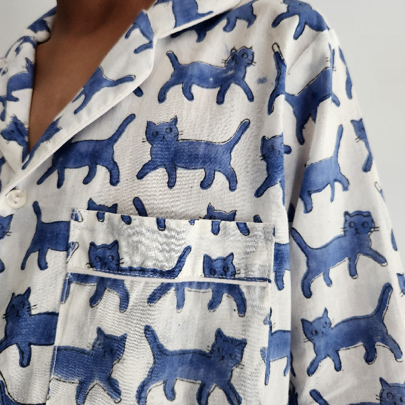 Kids PJ ~ Blue π Cats