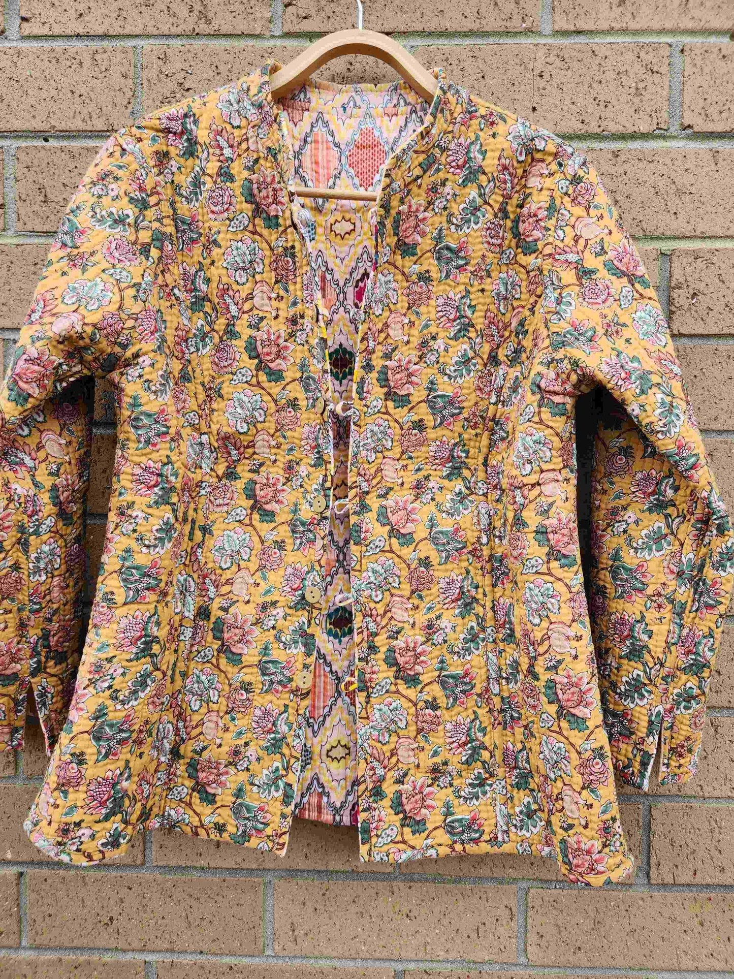 Saanvi | Reversible Quilted Cotton Jacket