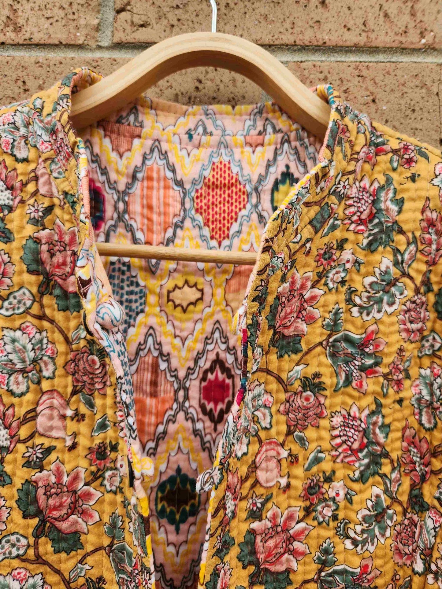 Saanvi | Reversible Quilted Cotton Jacket