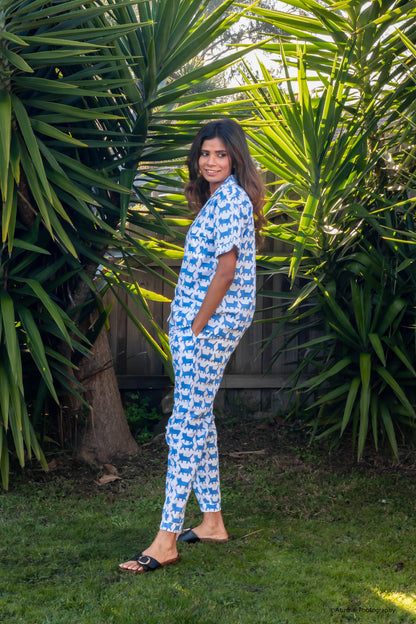 Blue Cats | Pyjama Set