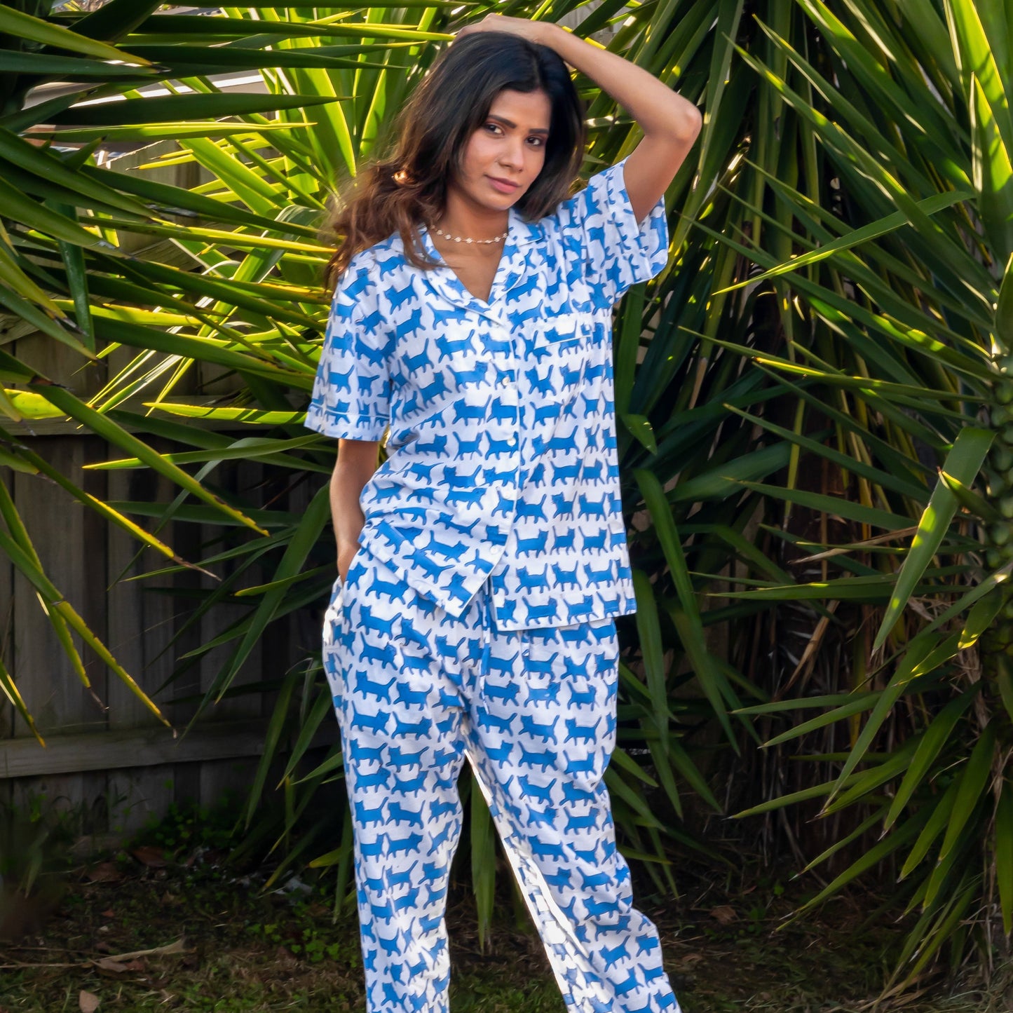 Blue Cats | Pyjama Set