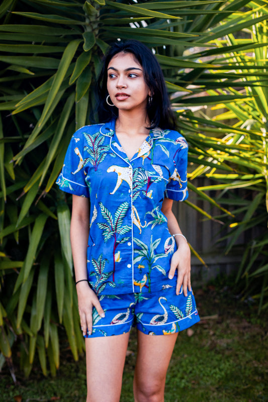 Sky Blue Jungle | Pyjama Set