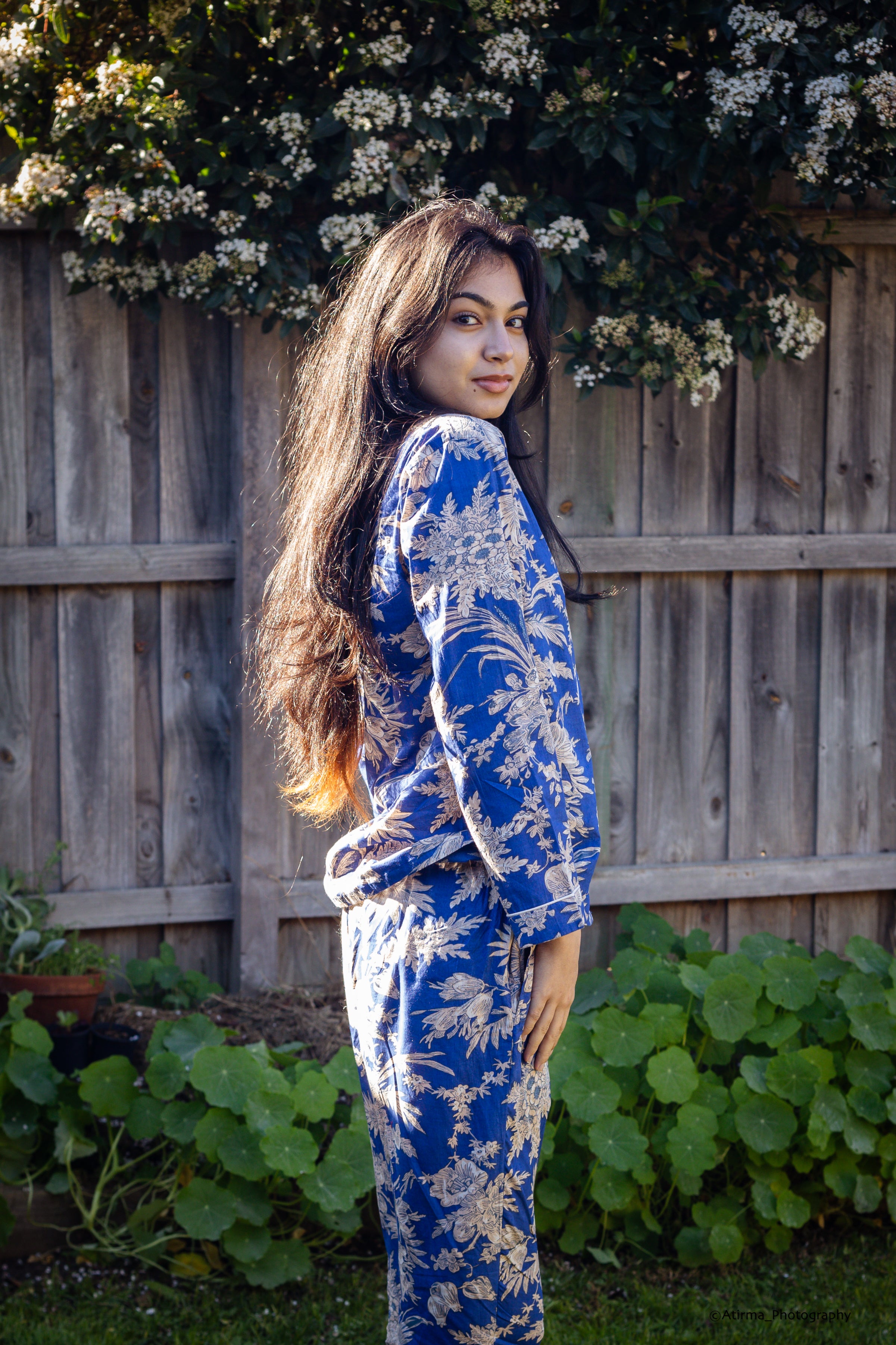 Neera | Royal Blue Pyjama Set