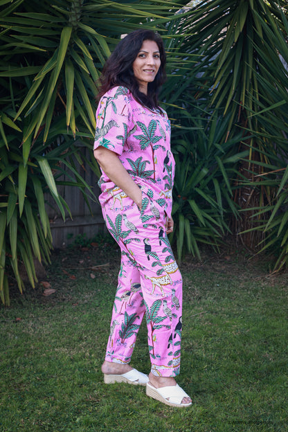 Light Pink Jungle | Pyjama Set