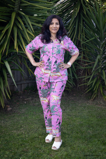 Light Pink Jungle | Pyjama Set