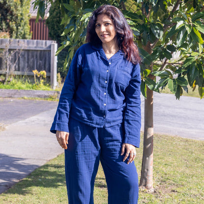 Indigo | Solid colour PJ set