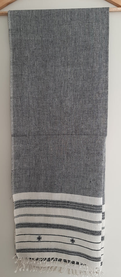 Kali Mirch (Salt & Pepper) ~ Khadi Scarf