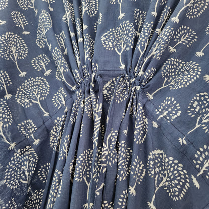 Indigo Bodhi Tree Kaftan