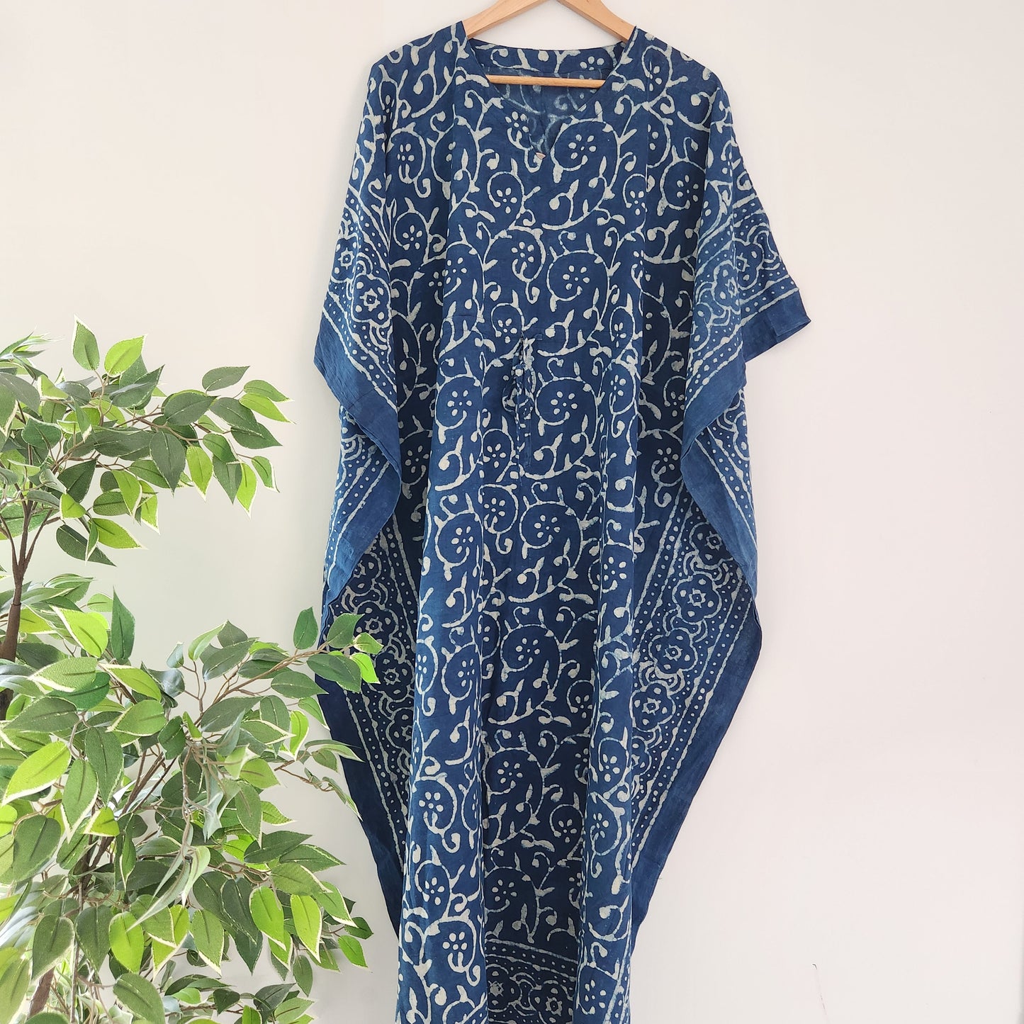 Indigo Serenity Kaftan