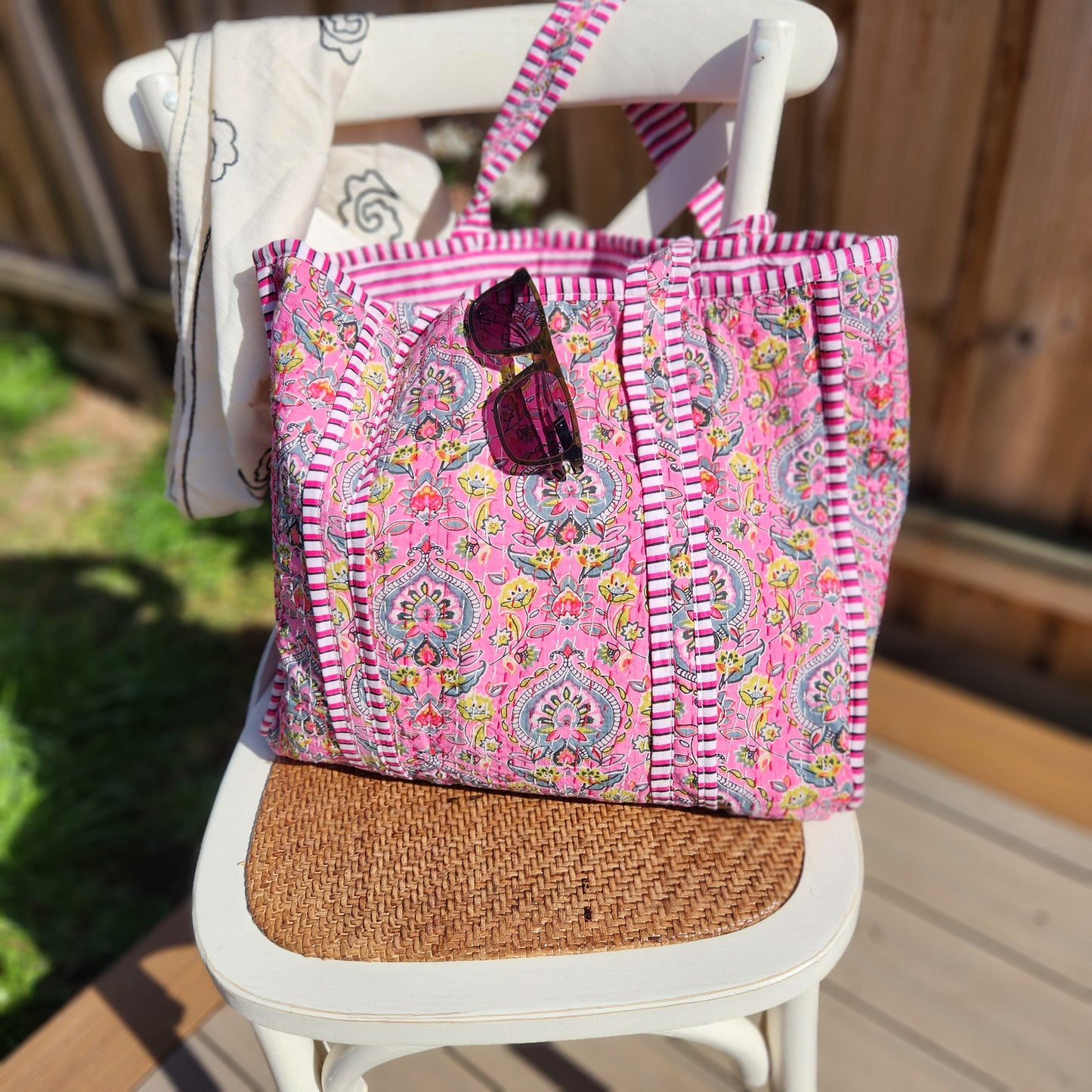 Mala | Kantha Tote Bag