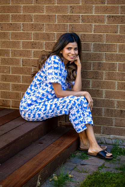 Blue Cats | Pyjama Set