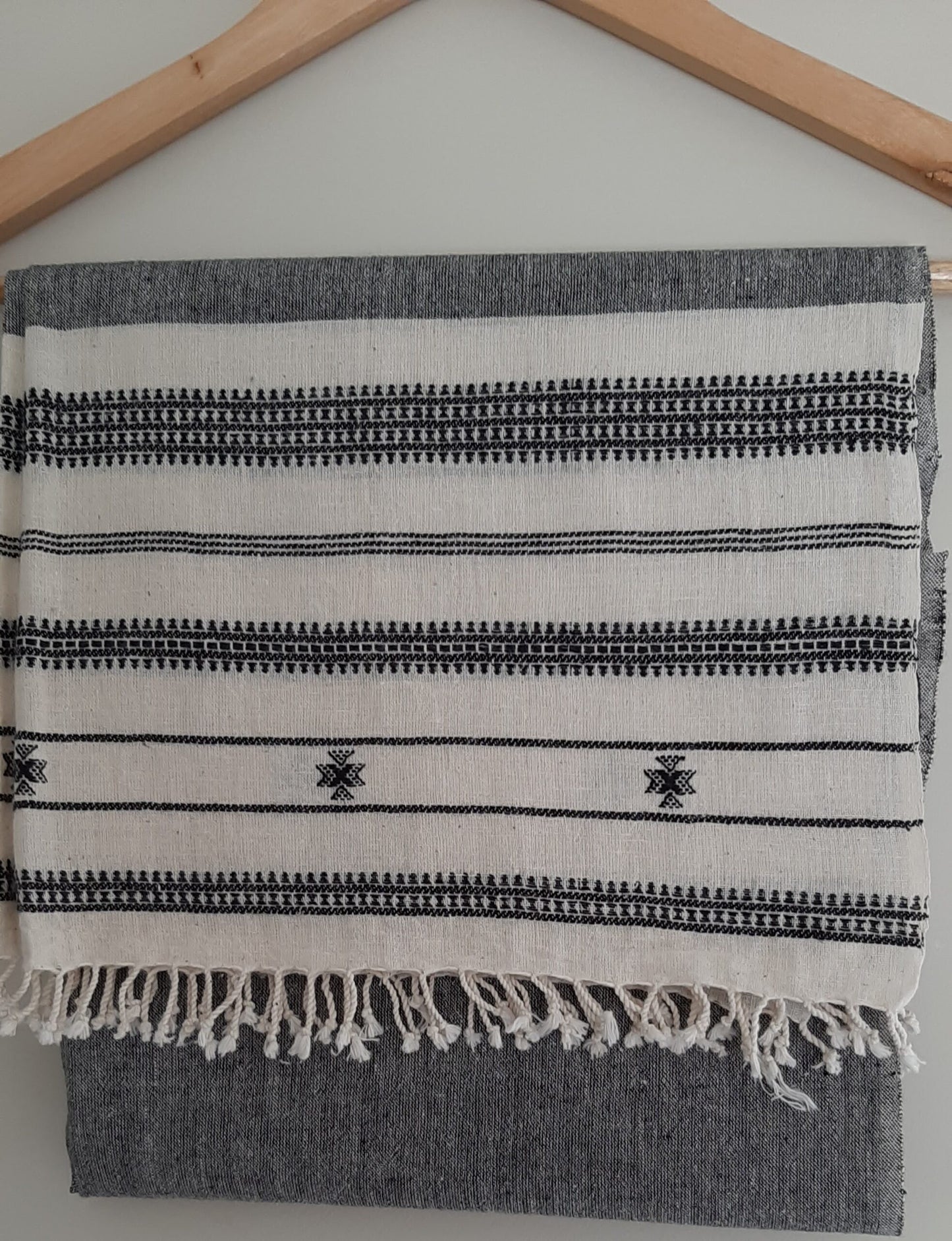 Kali Mirch (Salt & Pepper) ~ Khadi Scarf