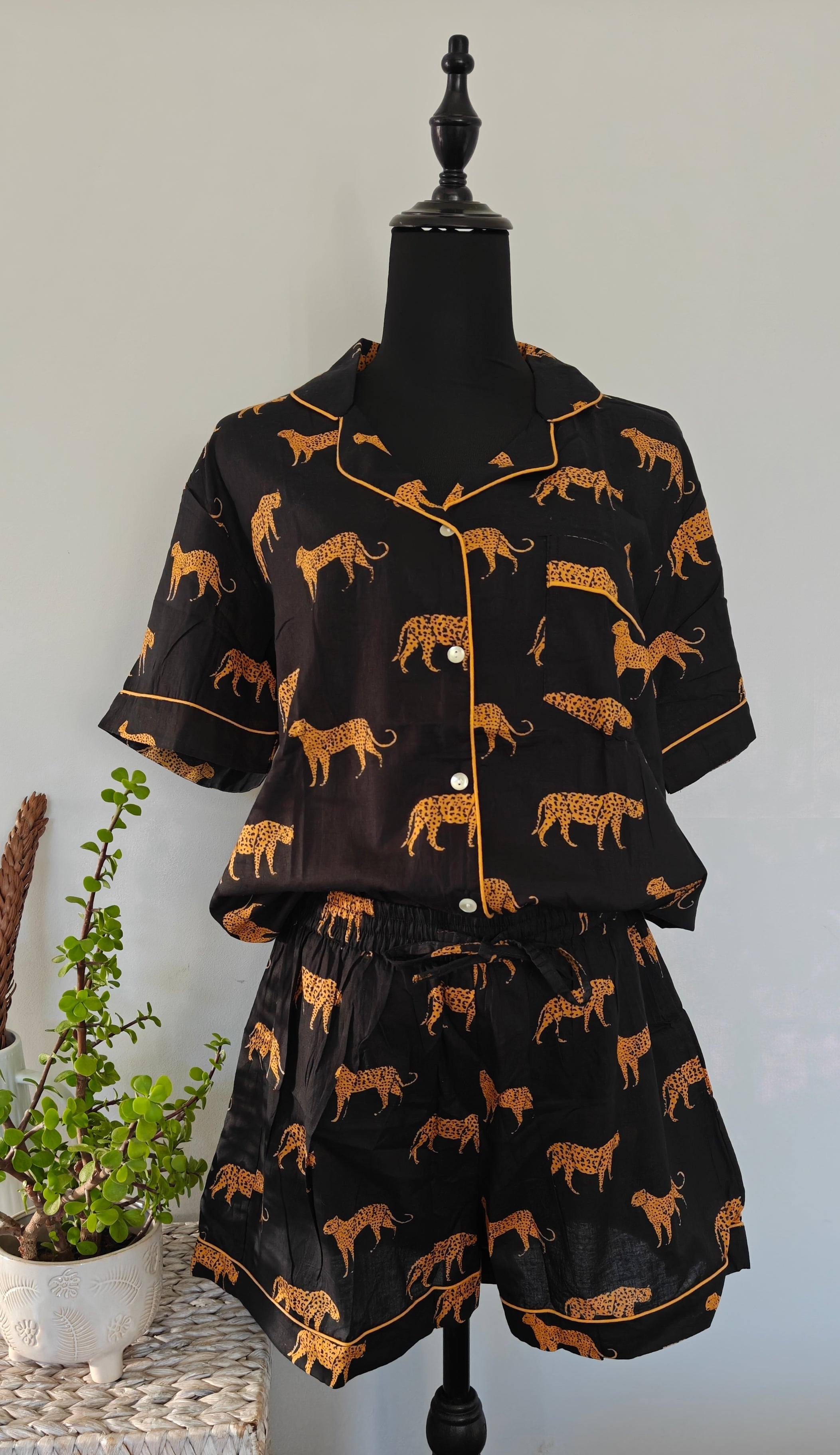 Cheetah | Unisex Cotton Pyjama Set