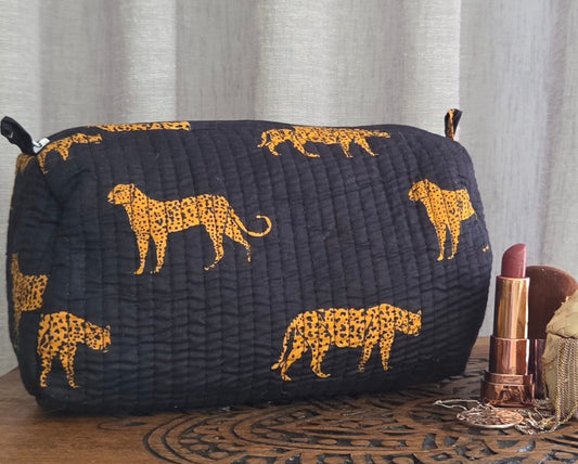 Makeup pouch cotton Cheeta Tiger