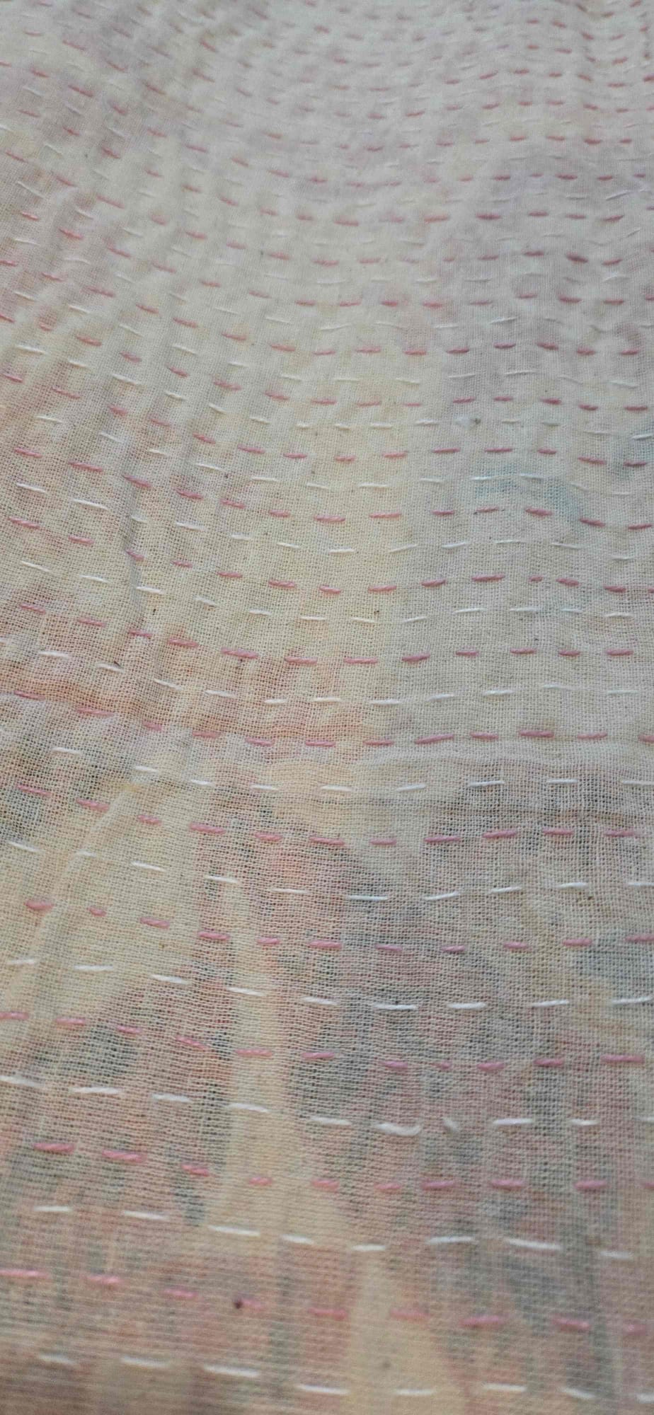 Cherry Blossom ~ Kantha Bedspread ~ Queen | King
