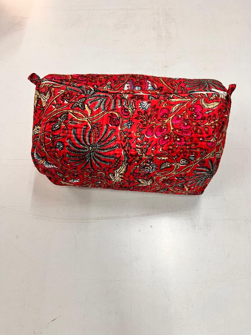 Red Hot Flora | Cosmetics Pouch