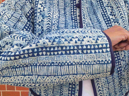 Indya ~ 1 | Indigo Vintage Style | Quilted Cotton Jacket