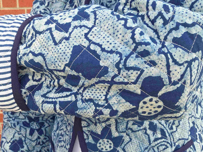 Indya ~ 3 | Indigo Vintage Style | Quilted Cotton Jacket