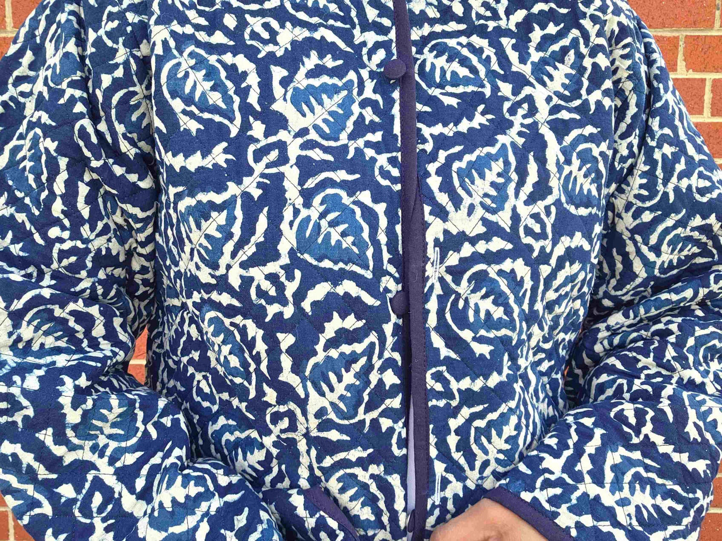 Indya ~ 4 | Indigo Vintage Style | Quilted Cotton Jacket