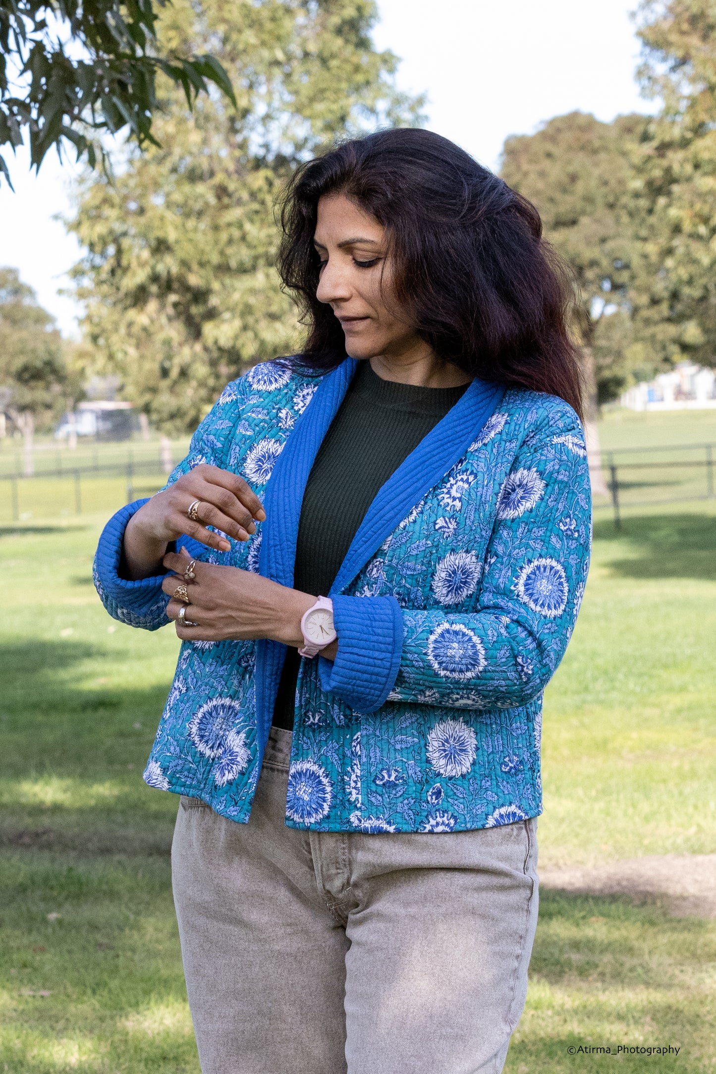 Janki | Reversible Cotton Quilted Jacket