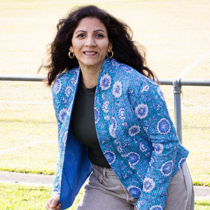 Janki | Reversible Cotton Quilted Jacket