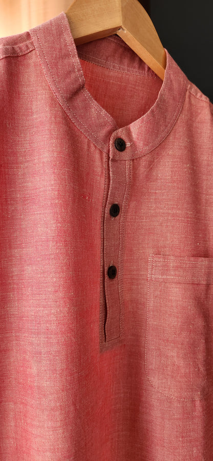 Krish | Khadi Men's Kurta | Collared Top