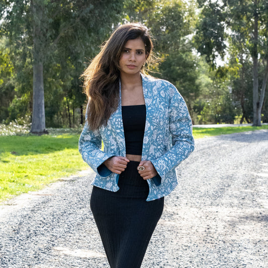 Manika | Reversible Cotton Quilted Jacket