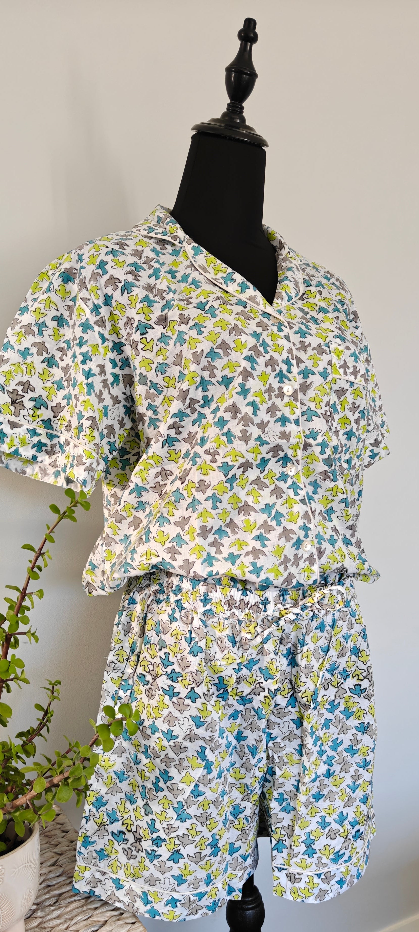 Birds | Unisex Cotton Pyjama Set